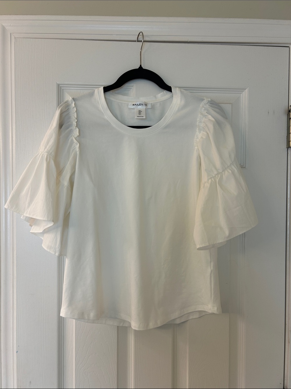 Bailey44 flutter sleeve t shirt